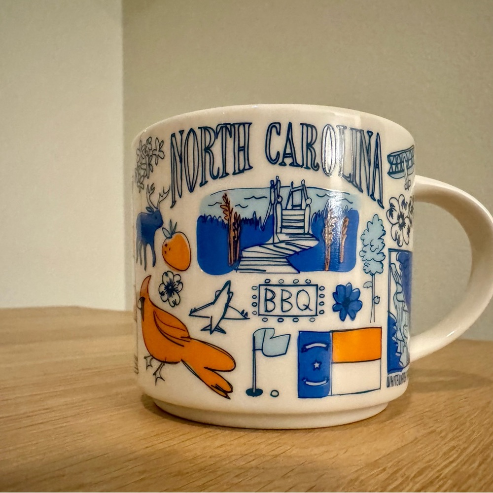 Starbucks North Carolina Been There Series 14 oz Coffee Mug Tea Cup